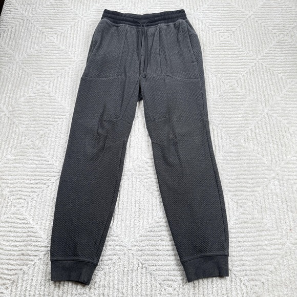 Lululemon Pants Men XS Gray At Ease Jogger Textured Knit Lounge Gym LM5642S